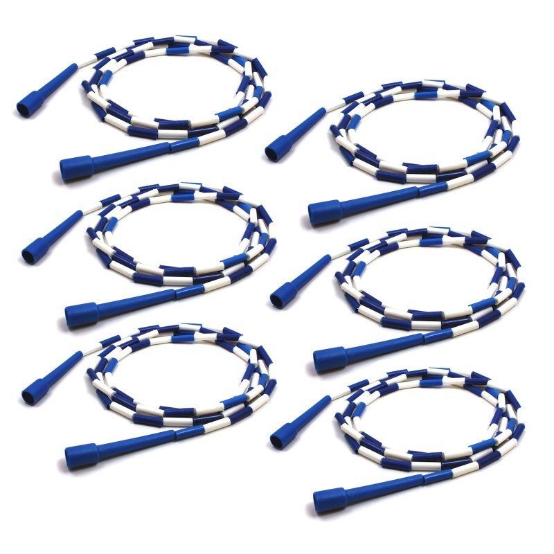 Martin Sports Segmented Plastic Jump Rope, 9', Pack of 6