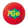 Martin Sports Playground Ball, 6" Diameter, Red