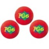 Martin Sports Playground Ball, 6-Inch, Red, Pack of 3