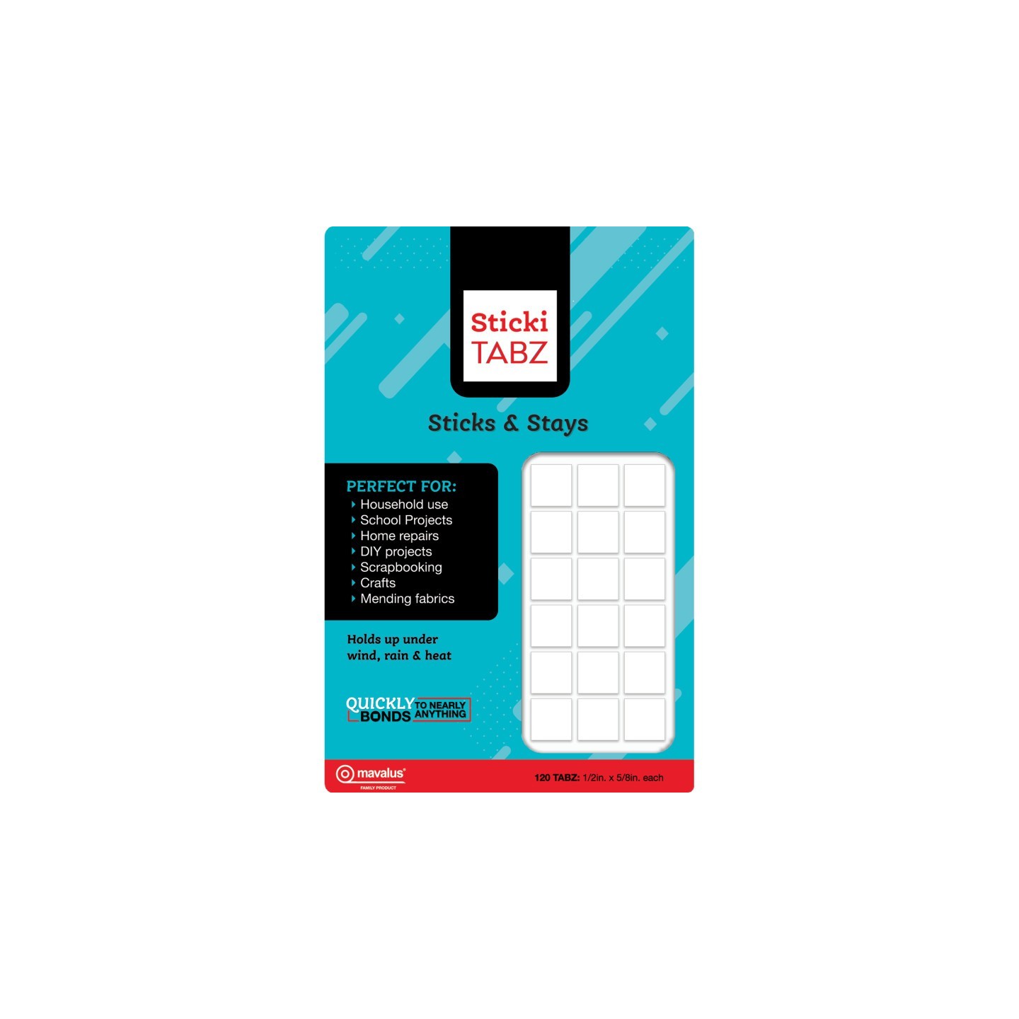 Mavalus® Sticki TABZ, Pack of 120