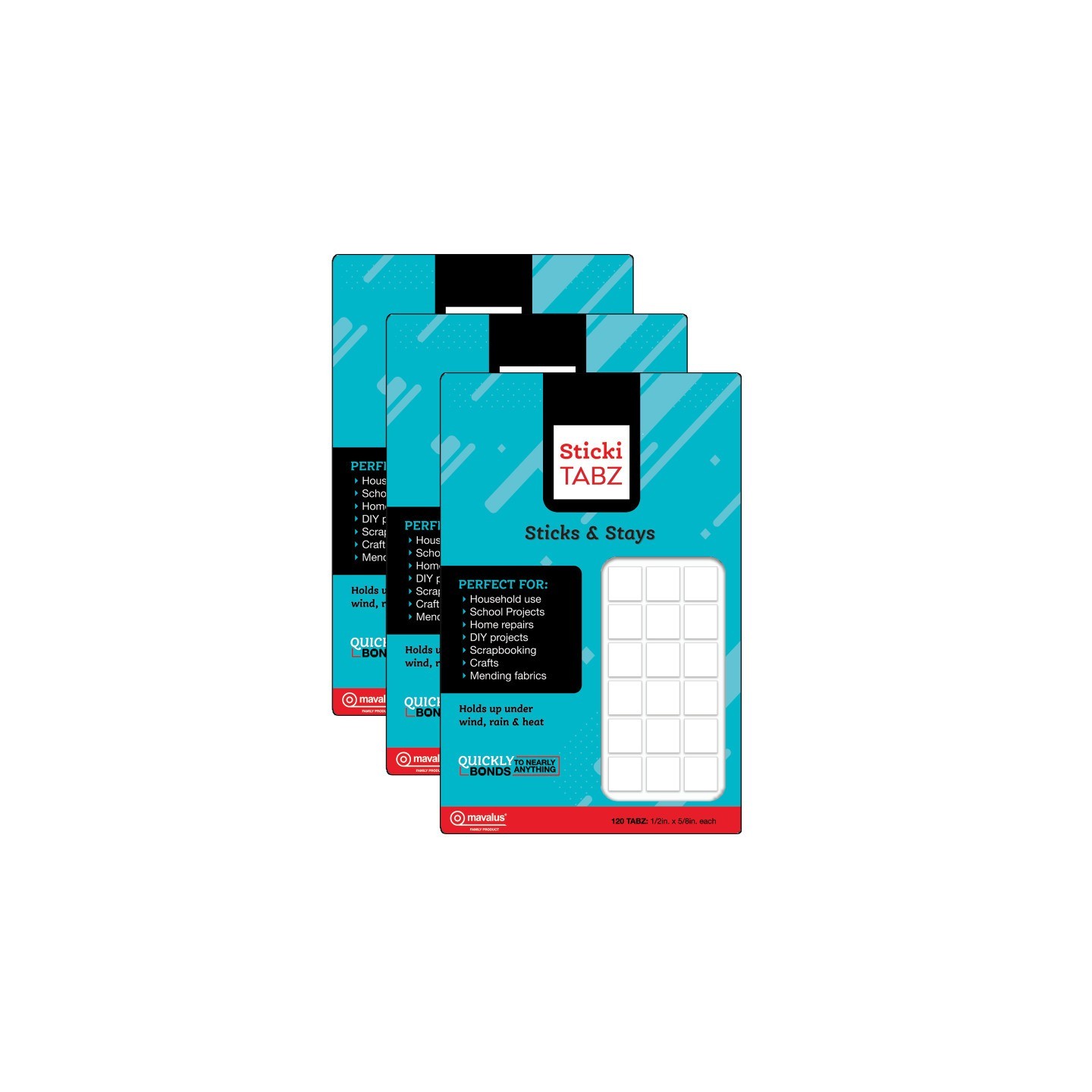 Mavalus® Sticki TABZ, 120 per Pack, 3 Packs