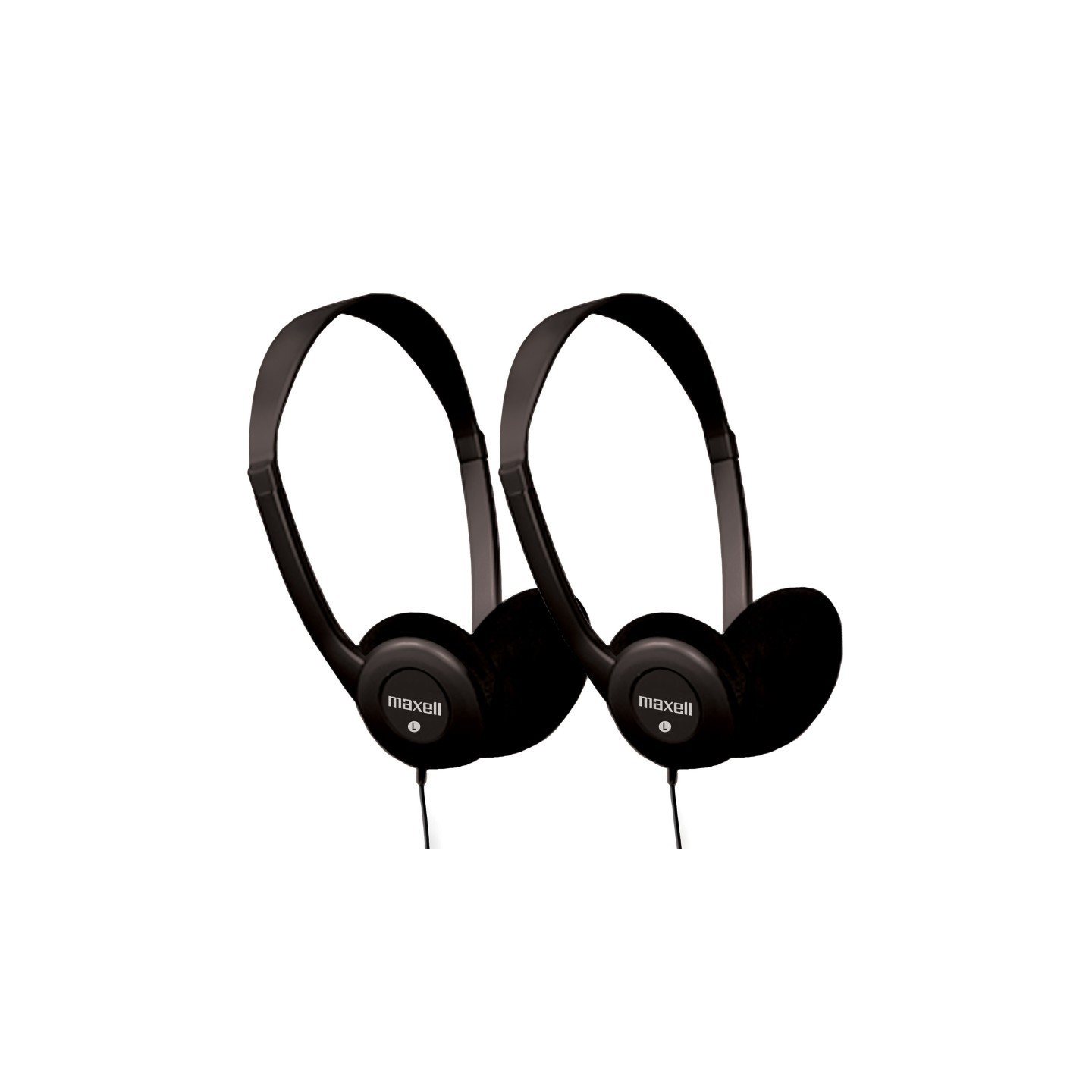 Maxell HP-100 Budget Stereo Headphones, Pack of 2