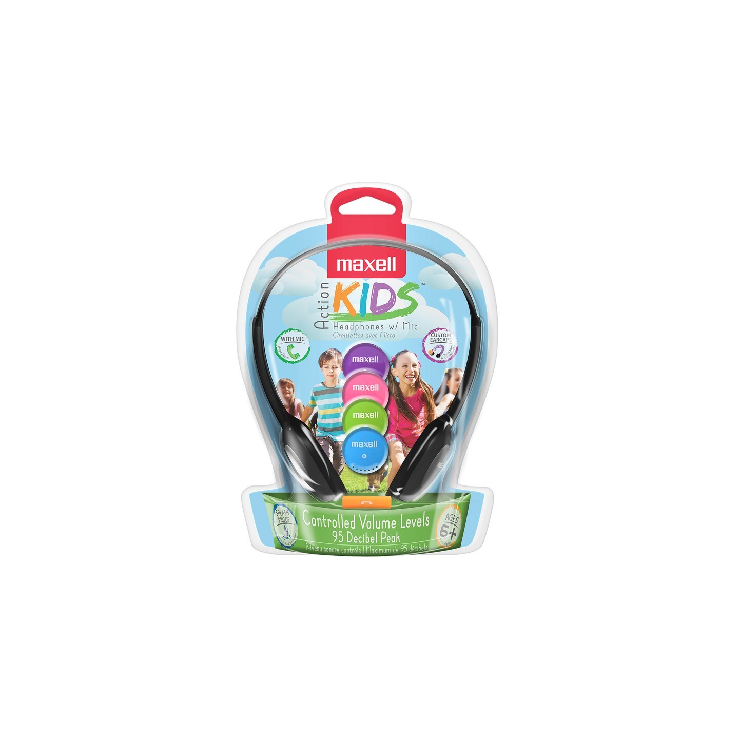 Maxell Action Kids™ Headphones with Mic