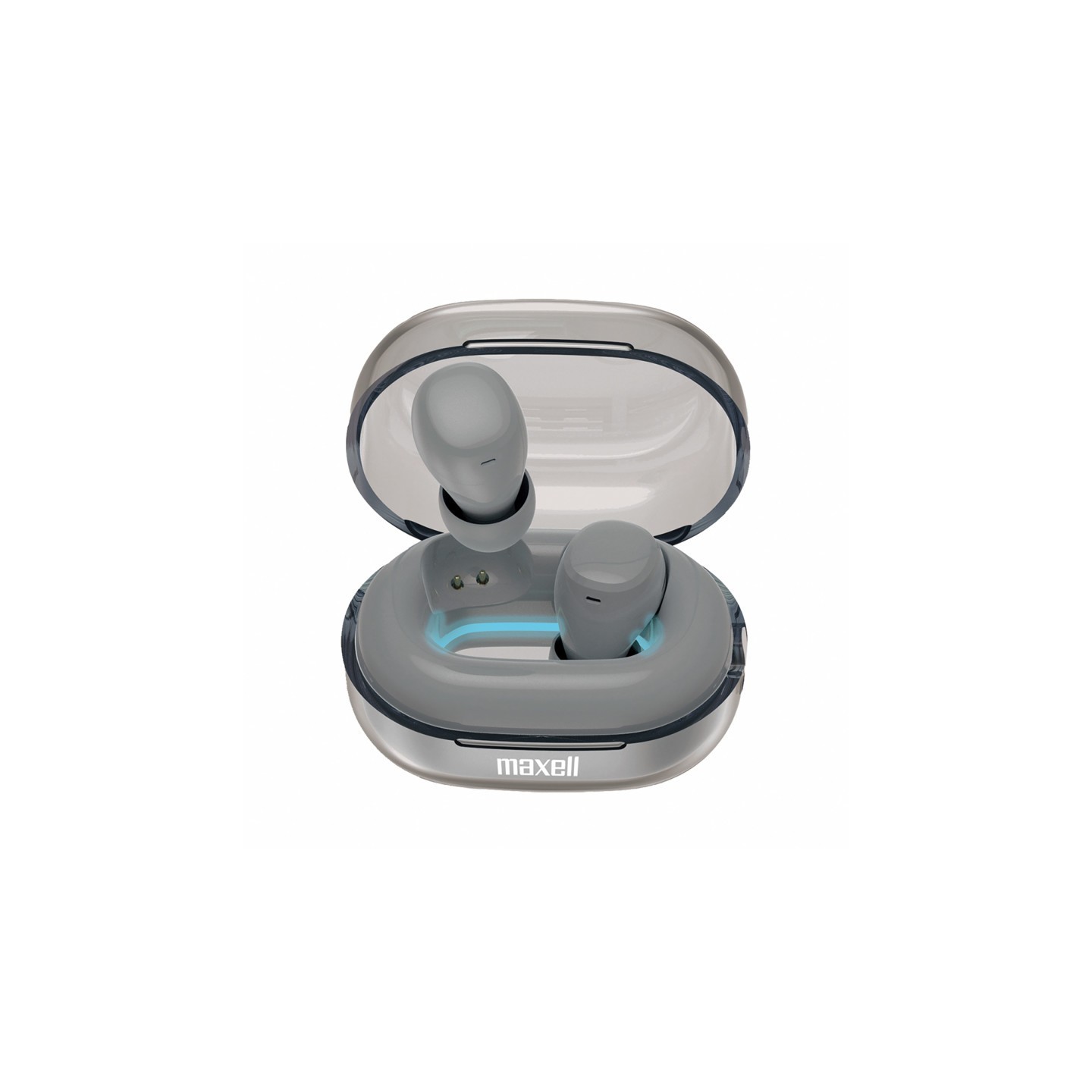Maxell Tune Out True Wireless Comfort Earbuds, Gray
