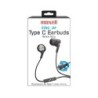 Maxell Sync Up Type-C® Wired Earbuds with Microphone, Black
