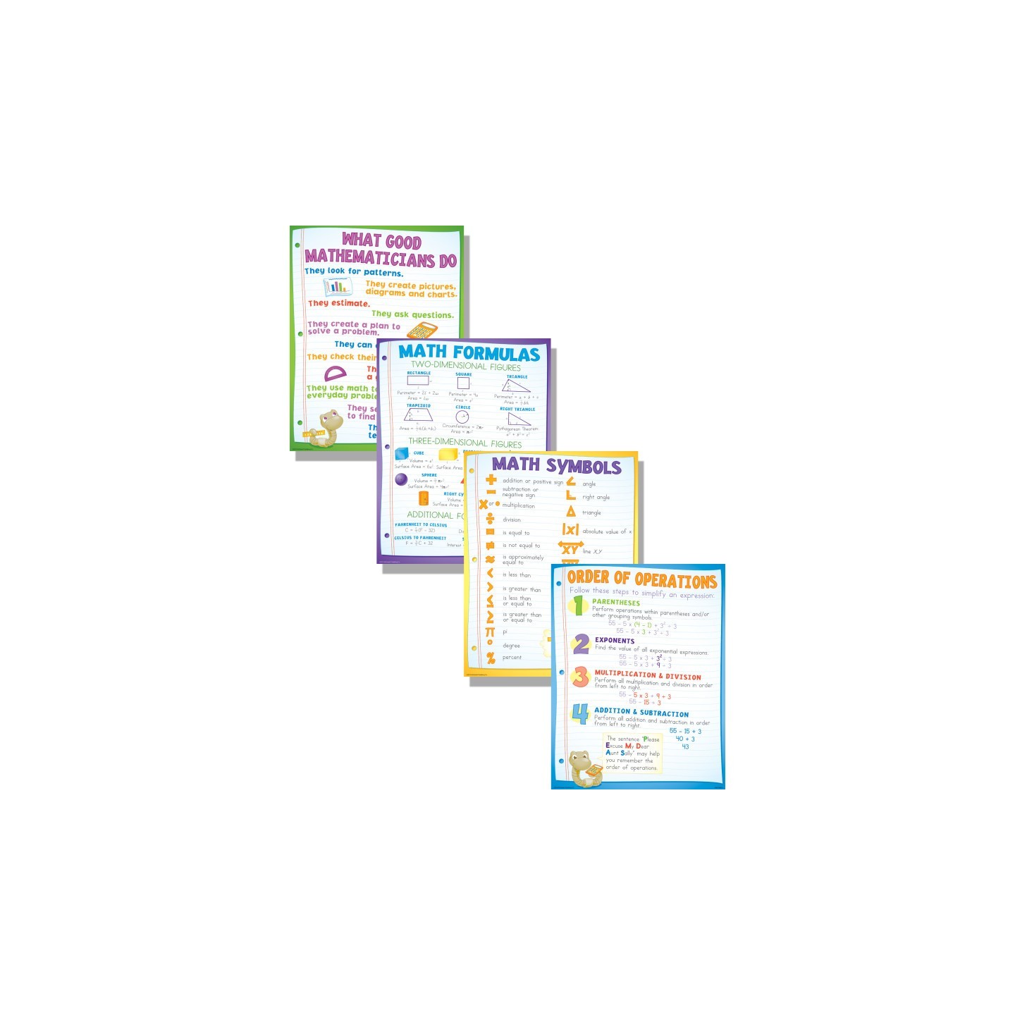 McDonald Publishing Math Basics Posters, Set of 4