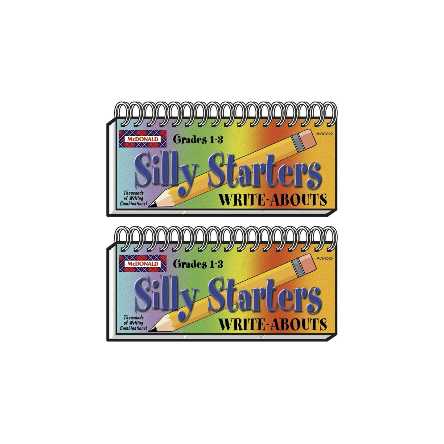 McDonald Publishing Silly Starters Write-Abouts, Grade 1-3, Pack of 2