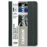 Canson Graduate Mixed Media Art Book, Toned Gray, Hard Cover Binding, 32 Sheet, 5.5x8.5 inch, 1 Count