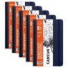 Canson Graduate Sketch & Notes Art Book, Dark Blue, Hard Cover Binding, 92 Sheet, 5.5x8.5 inch, Pack of 5