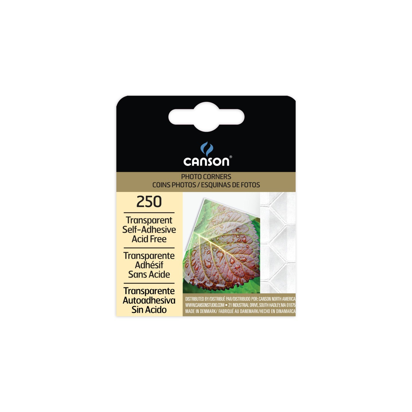 Canson Canson Self-Adhesive Photo Corners, Transparent, Set of 250