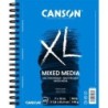 Canson XL Series Mixed Media Pad, Side Wire Binding, 60 Sheet, 7x10 inch, 1 Count