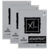 Canson XL Series Newsprint Pad, Tape Binding, 100 Sheet, 9x12 inch, Pack of 3
