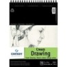 Canson Artist Series Drawing Pad, Cream Tone, Top Wire Binding, 24 Sheet, 11x14 inch, 1 Count