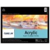 Canson Artist Series Acrylic Pad, Foldover Binding, 10 Sheet, 12x16 inch, 1 Count