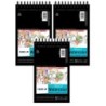 Canson Artist Series Montval Watercolor Pad, Top Wire Binding, 12 Sheet, 5.5x8.5 inch, Pack of 3