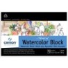Canson Artist Series Montval Watercolor Block, Foldover Binding, 15 Sheet, 4x6 inch, 1 Count