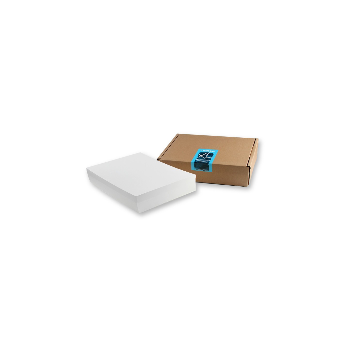 Canson XL Series Watercolor Sheet Bulk Pack, Midweight White Paper, 50 Sheet, 24.25x36.25 inch, 1 Count