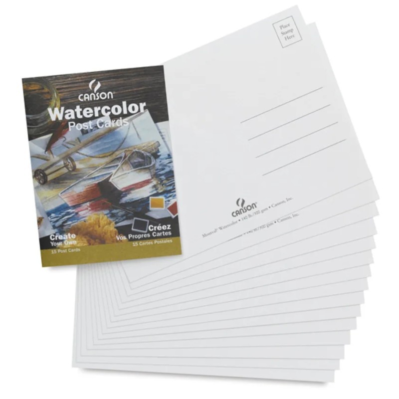 Canson Canson Artist Series Montval Watercolor Postcards, 5x7 in