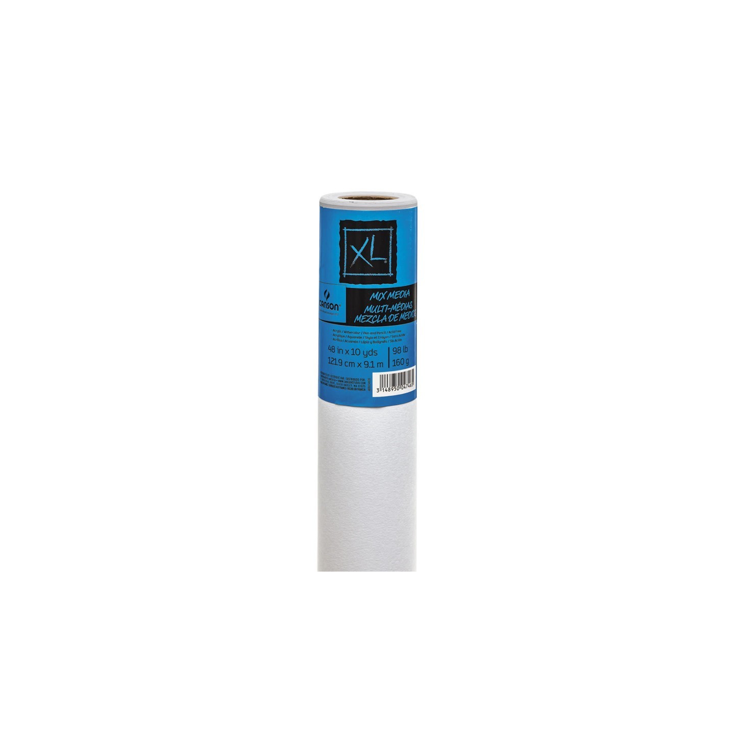 Canson Mixed Media Paper Roll, 98lb, 48in x 10yd