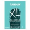 Canson XL Series Oil & Acrylic Pad, Foldover Binding, 24 Sheet, 11x14 inch, 1 Count