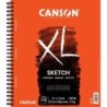 Canson XL Series Sketch Pad, Side Wire Binding, 100 Sheet, 11x14 inch, 1 Count