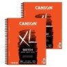 Canson XL Series Sketch Pad, Side Wire Binding, 100 Sheet, 11x14 inch, Pack of 2