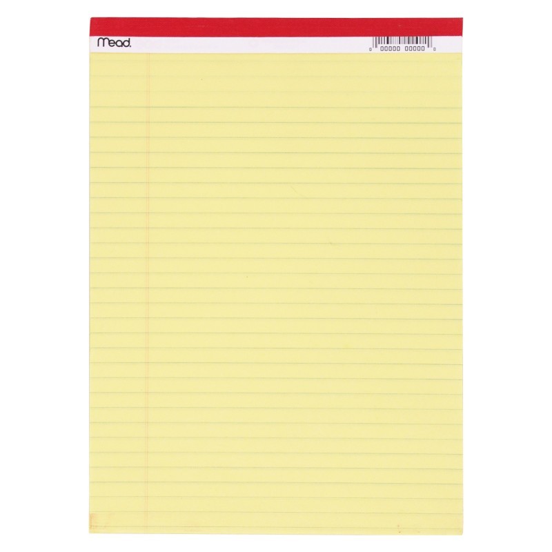 Mead® Standard Legal Pad, 8-1/2" x 11-3/4", 50 Sheets