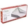 Mead® White Gummed Business Envelopes, 4 1/8 x 9 1/250#10, Pack of 50