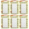 Magic-Mounts® Chart Mounts, 1" x 1", 40 Per Pack, 6 Packs