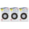 Magic-Mounts® Magnetic Tape, 1/2" x 60" Roll, Pack of 3