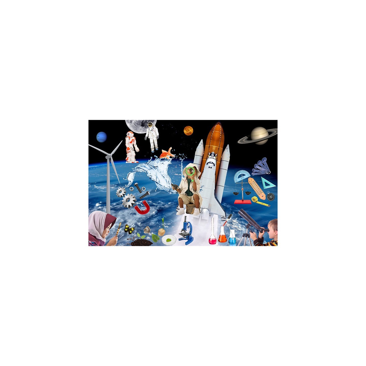 MOJO Science Discovery Jumbo Photographic Floor Puzzle