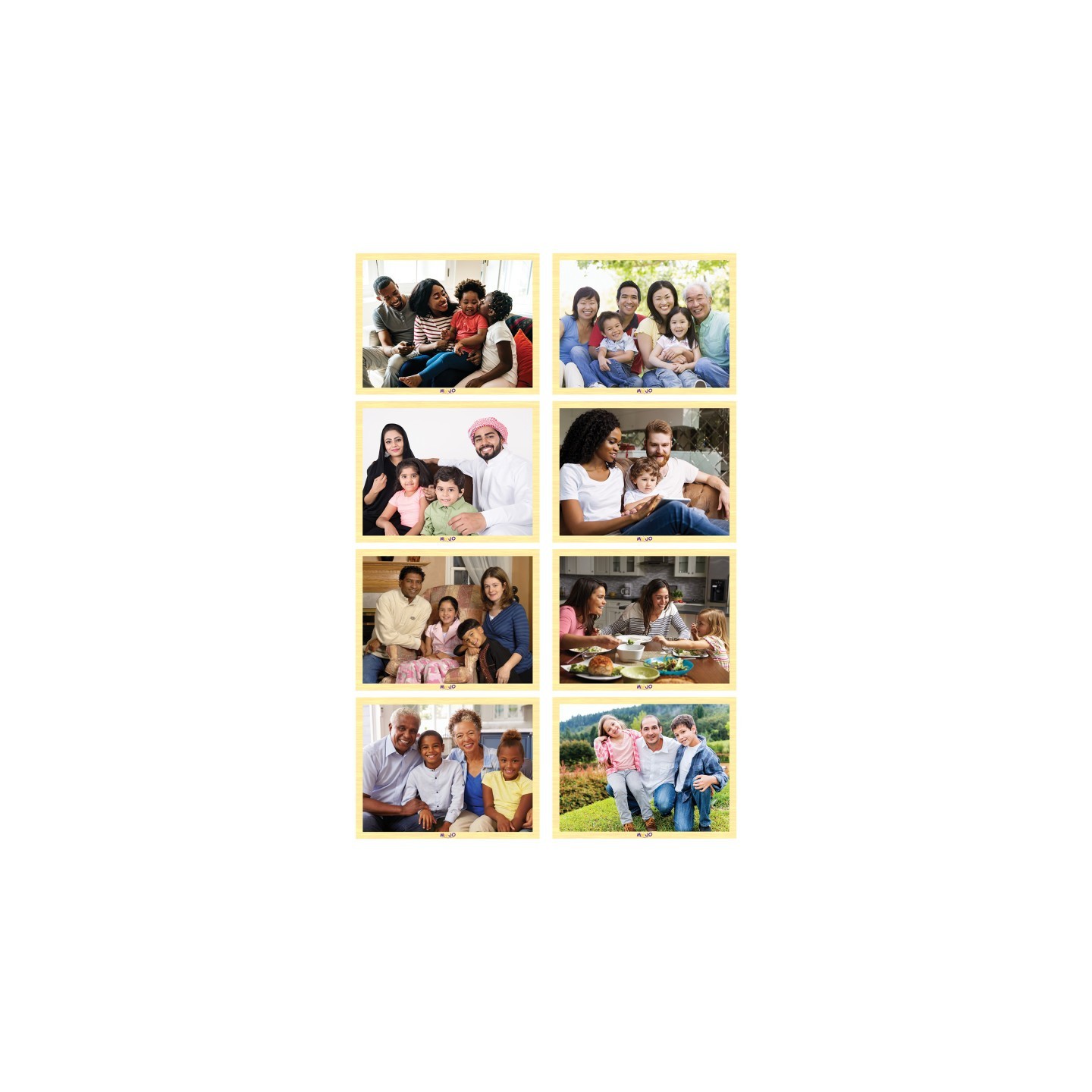 MOJO Families of Today Wooden 8-Puzzle Set