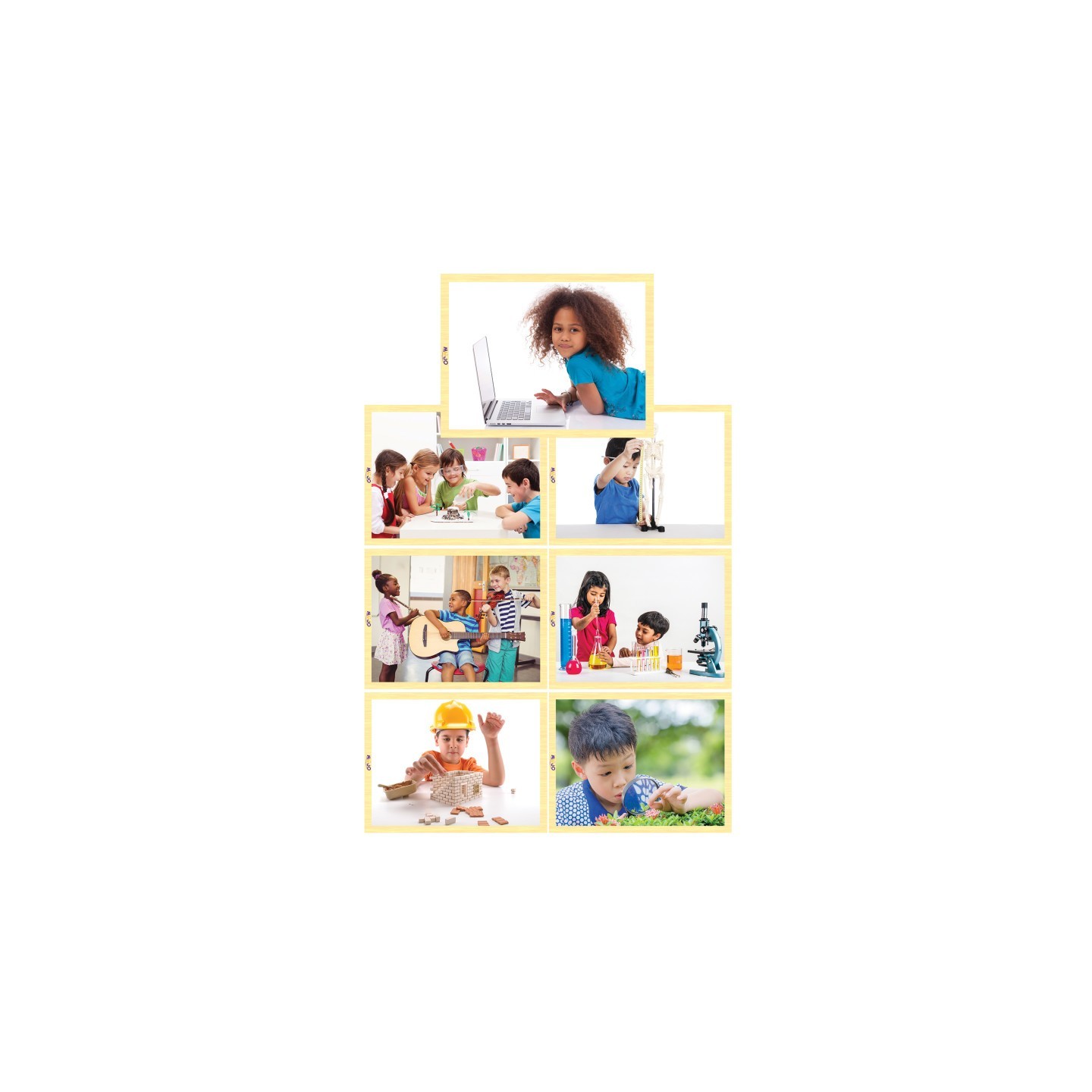 MOJO STEAM is Everything Wooden 7-Puzzle Set