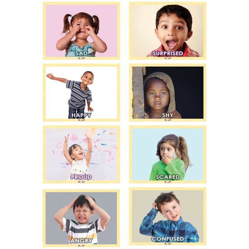 MOJO Range of Emotions 8-Puzzle Set