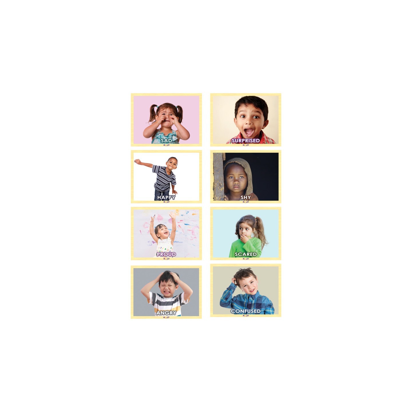 MOJO Range of Emotions 8-Puzzle Set