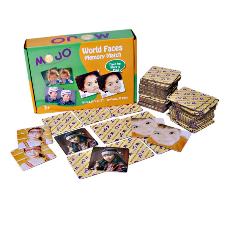 MOJO World Faces Memory Cards
