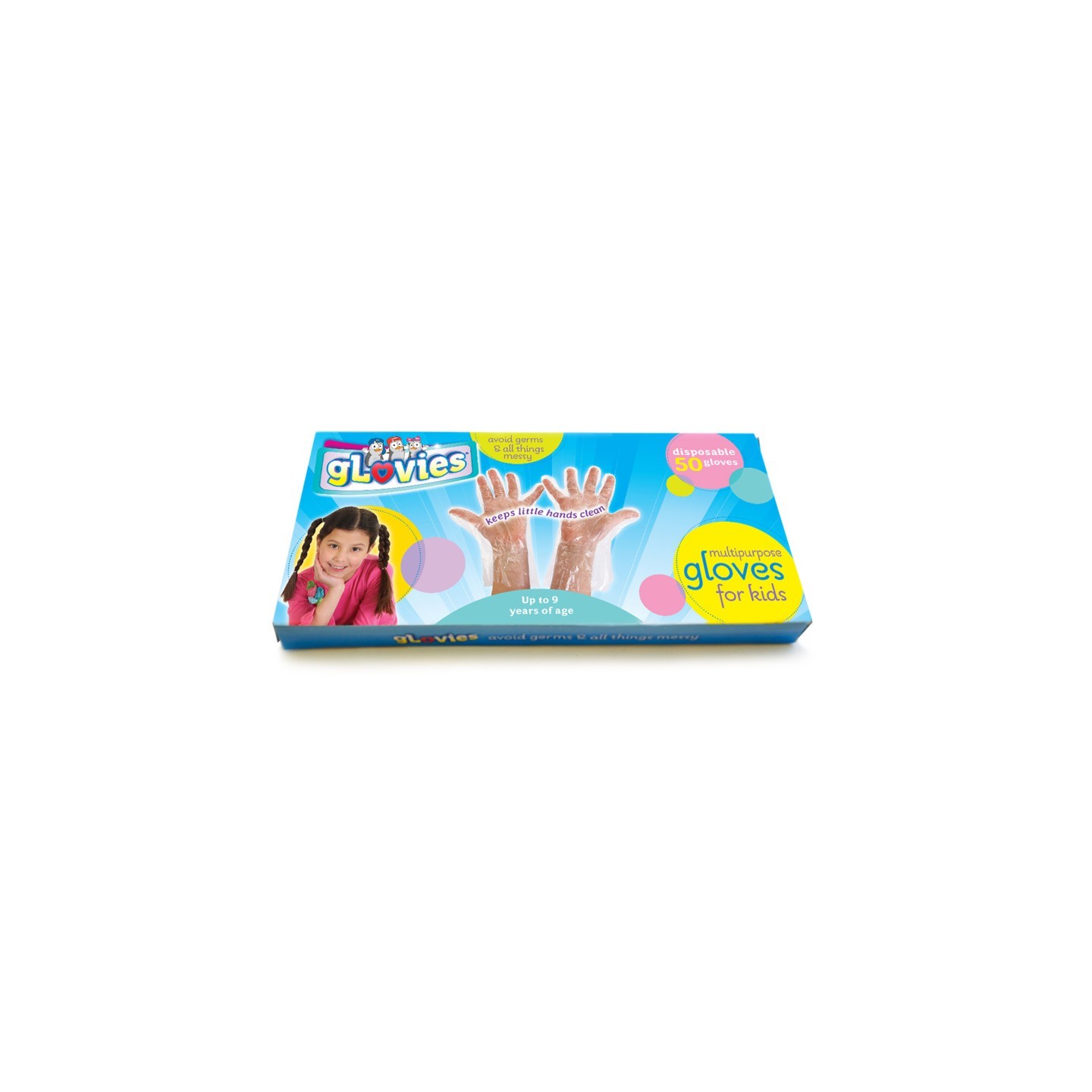 gLovies Multipurpose Disposable Gloves, 50 per Box