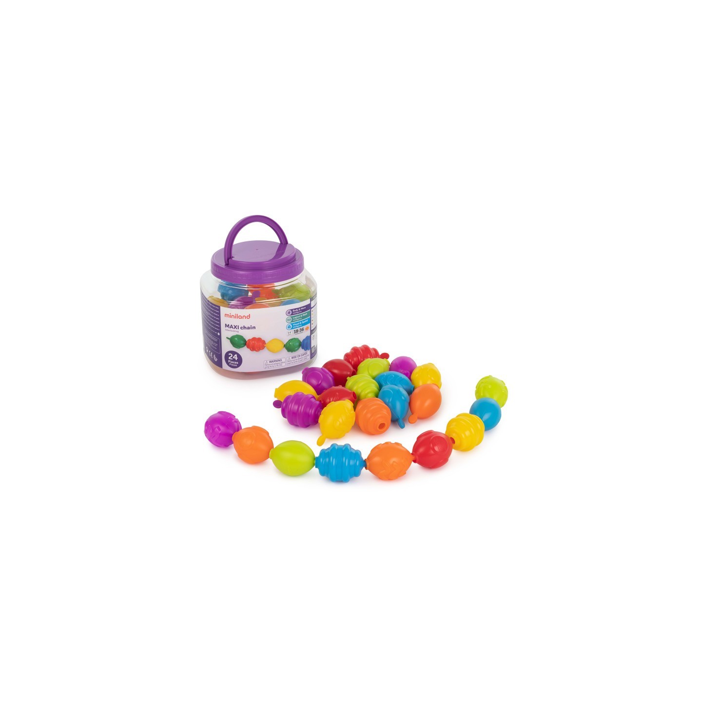 Miniland Maxichain, Pack of 24