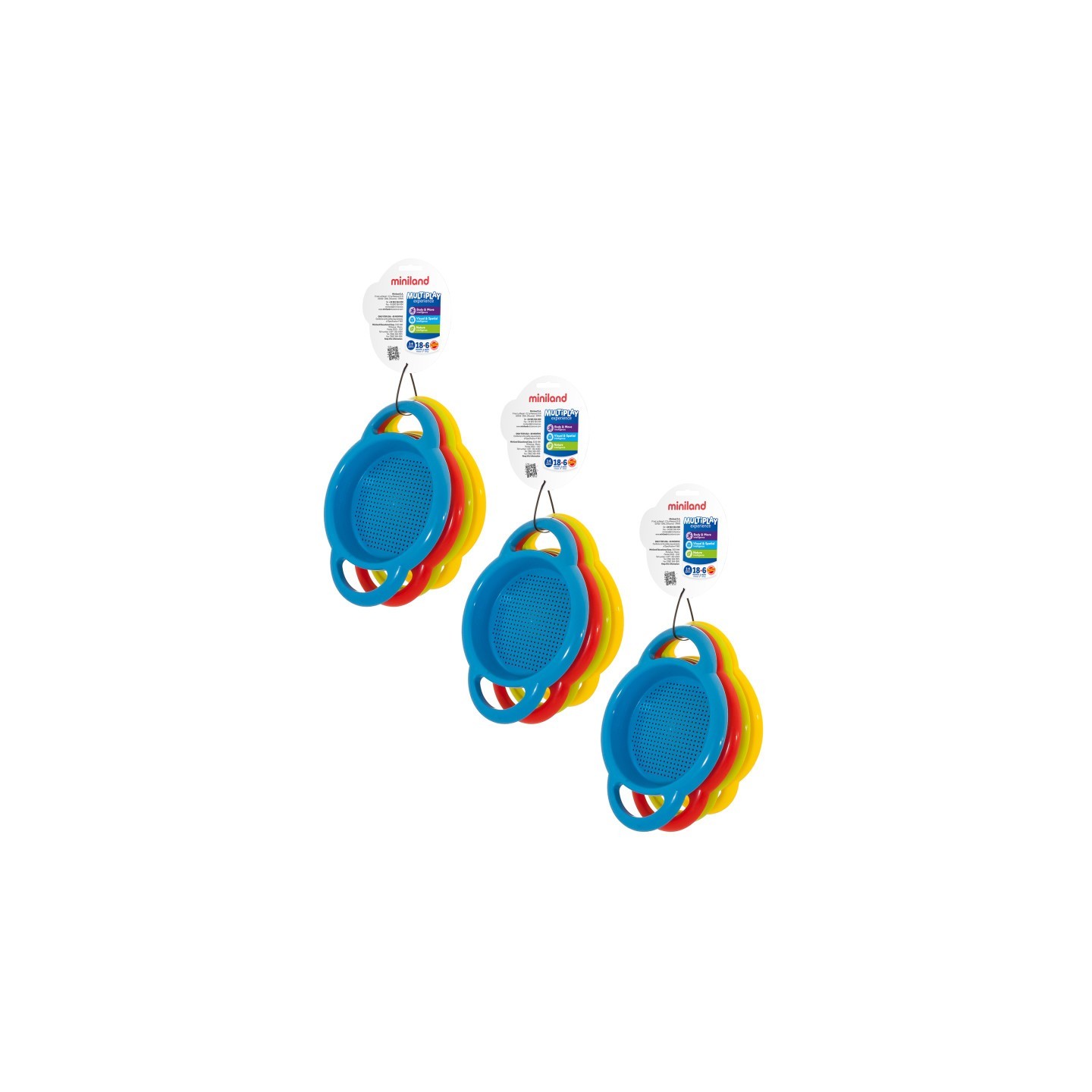 Miniland Sieves, 4 Per Pack, 3 Packs