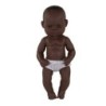 Miniland Anatomically Correct Newborn Doll, 12-5/8", African Girl