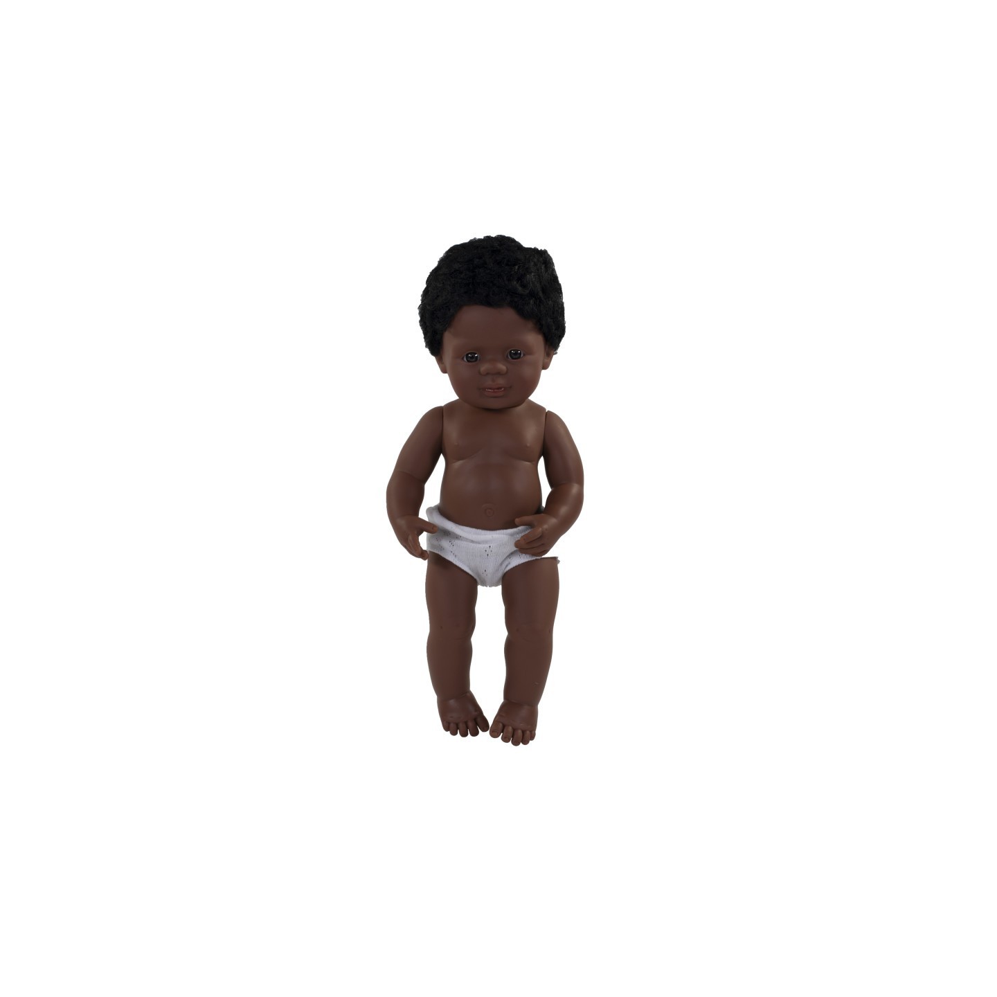 Miniland Anatomically Correct 15" Baby Doll, African-American Boy