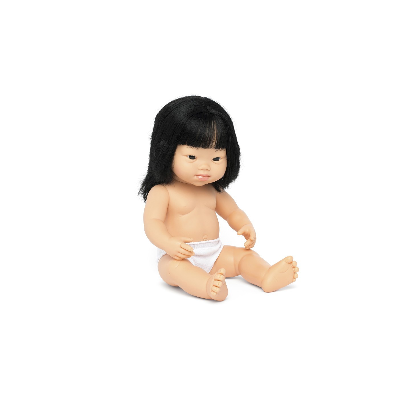 Miniland Anatomically Correct 15" Baby Doll, Down Syndrome Asian Girl