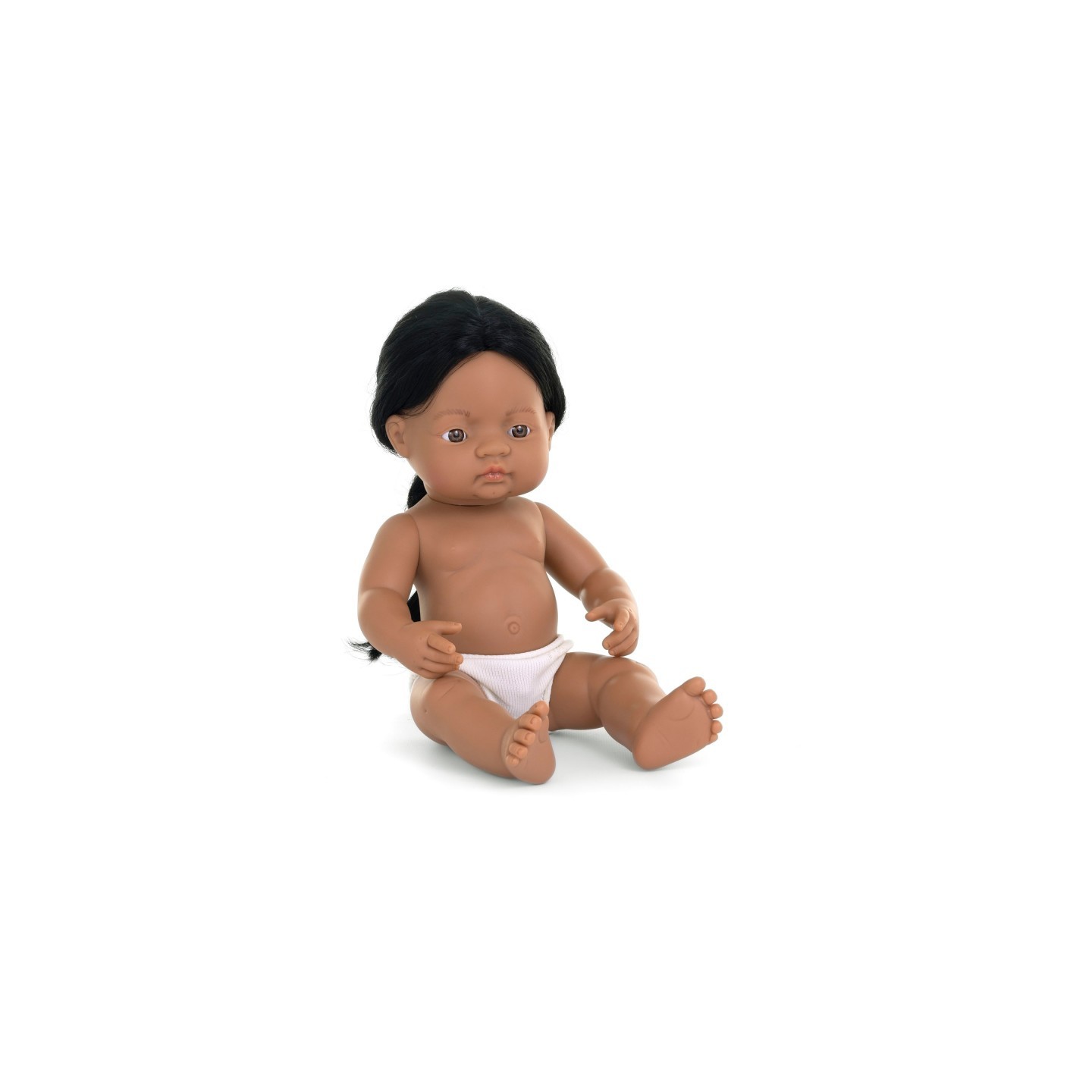 Miniland Anatomically Correct 15" Baby Doll, Native American Boy
