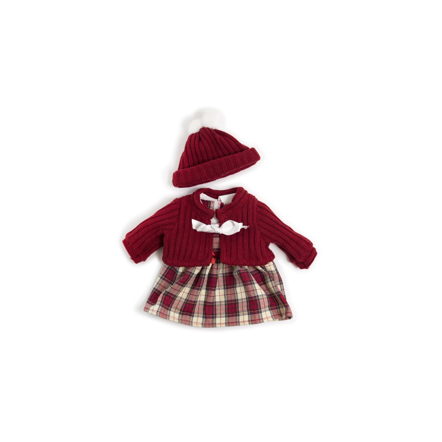 Miniland Doll Clothes, Cold Weather Dress Set