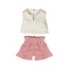Miniland Warm Weather T-Shirt & Pants, 15"
