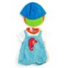 Miniland Doll Clothes, Fits 12-5/8" Dolls, Warm Weather Jumper/Cap Set