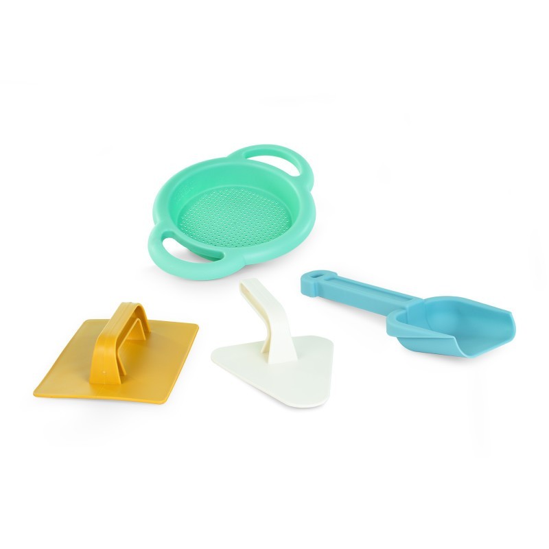 Miniland ECO Toy Sand Construction Set, 4 Pieces
