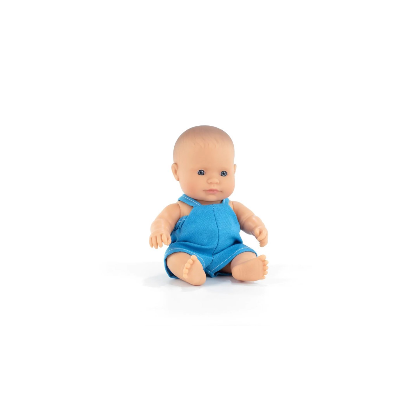 Miniland My Friends & Me Baby Doll, Caucasian Boy, 8-1/4" (Bag)