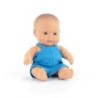 Miniland My Friends & Me Baby Doll, Caucasian Boy, 8-1/4" (Bag)