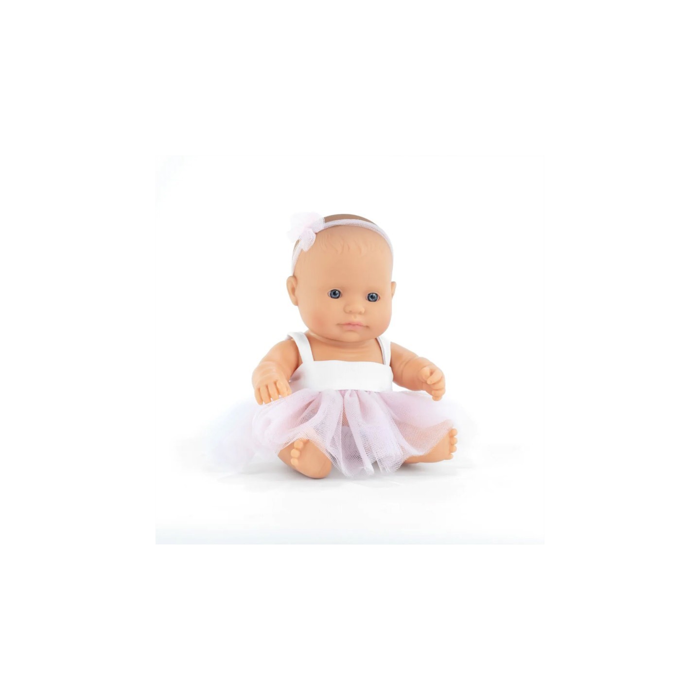 Miniland My Friends & Me Baby Doll, Caucasian Girl, 8-1/4" (Bag)